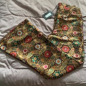 Jacquard High Waist Pants